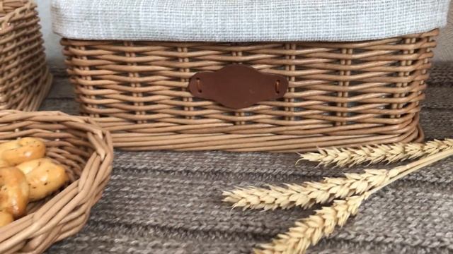 Плетёные корзины для кухни смотреть онлайн