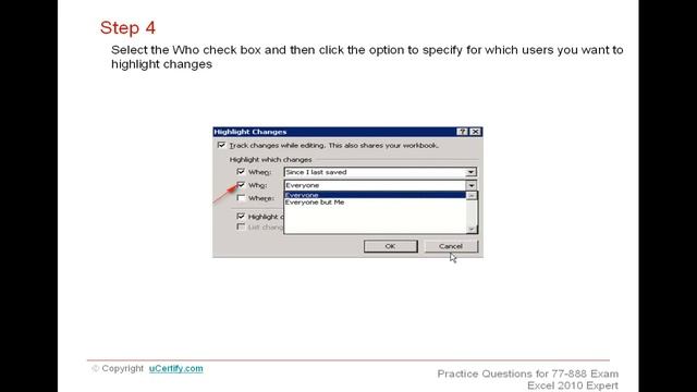 77-888 How to highlight changes while working in Excel 2010 worksheet смотреть онлайн