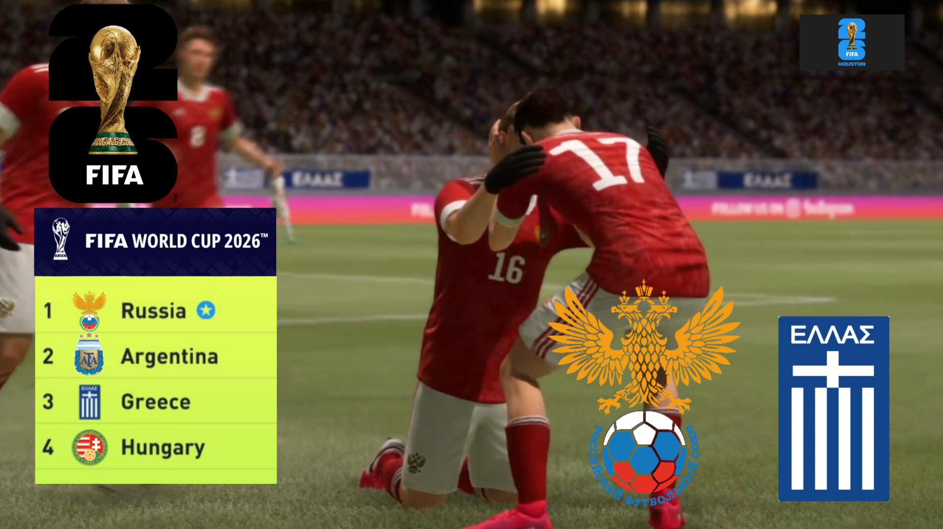 ЧЕМПИОНАТ МИРА 2026 | ЗА РОССИЮ / FIFA WORLD CUP 26 / РОССИЯ - ГРЕЦИЯ МАТЧ #2 смотреть онлайн