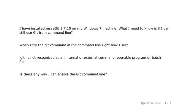 Windows : Command-line Git on Windows смотреть онлайн