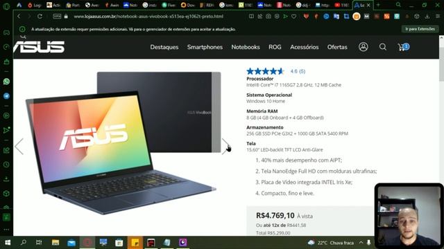 i7 1165g7 - Notebook Asus Vivobook X513 É Uma Opção смотреть онлайн