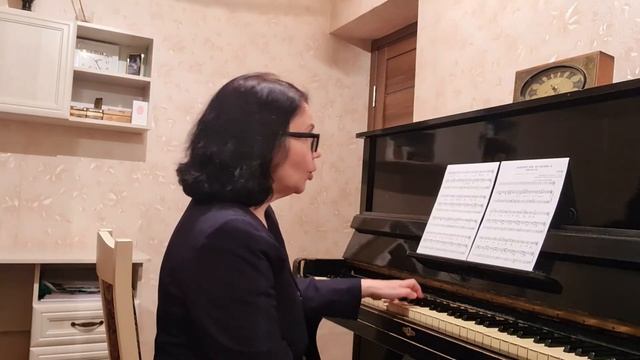 Работа над вокальным произведением Юнусова Е смотреть онлайн