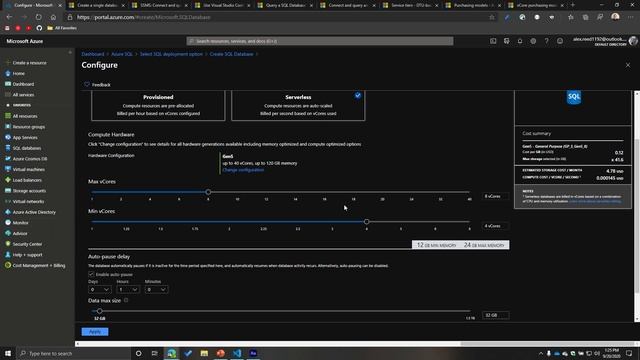 Azure SQL Databases: Creating a Database смотреть онлайн
