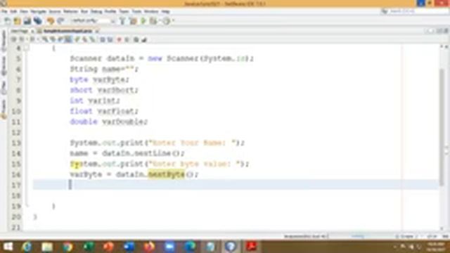 OOP-Java Scanner Input смотреть онлайн