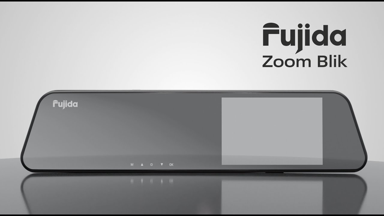 Автомобильный зеркало - видеорегистратор с подключением задней камеры  Fujida Zoom Blik