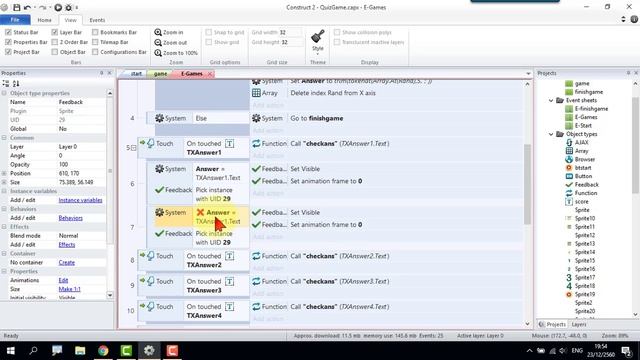 วิธีการทำ Feedback ให้แสดงเครื่องหมายถูก-ผิดใน Construct 2 смотреть онлайн