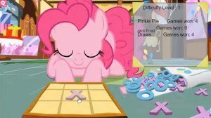 Крестики нолики с Пинки Пай/Пинкиаминной [видео]