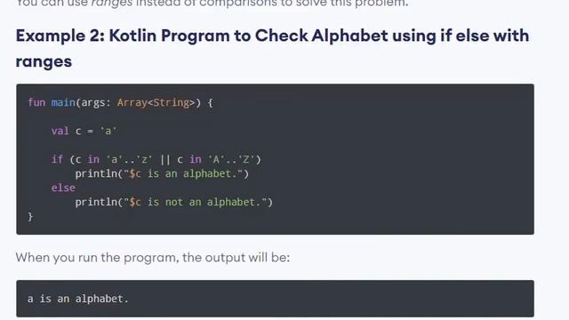 Kotlin Program to Check Whether a Character is Alphabet or Not смотреть онлайн
