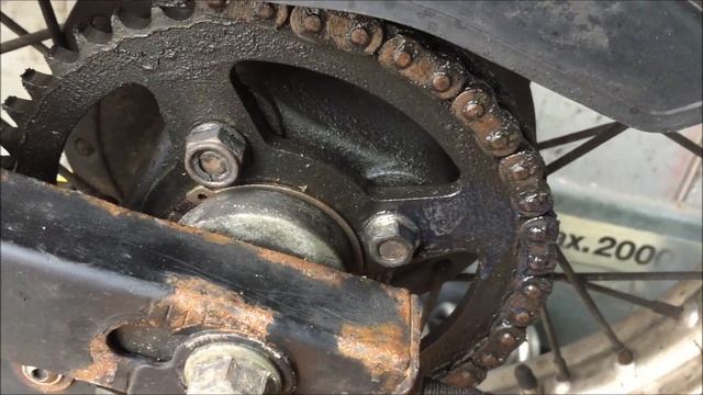 Как и чем почистить и смазать цепь на мотоцикле. смотреть онлайн