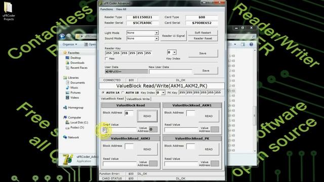 RFID NFC and Mifare programming - Delphi 7 (Windows) example for uFRCoder Advanced смотреть онлайн