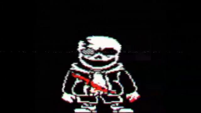 Undertale Last Breath Phase 3 - An Enigmatic (Gif) (Glitch effect) смотреть онлайн