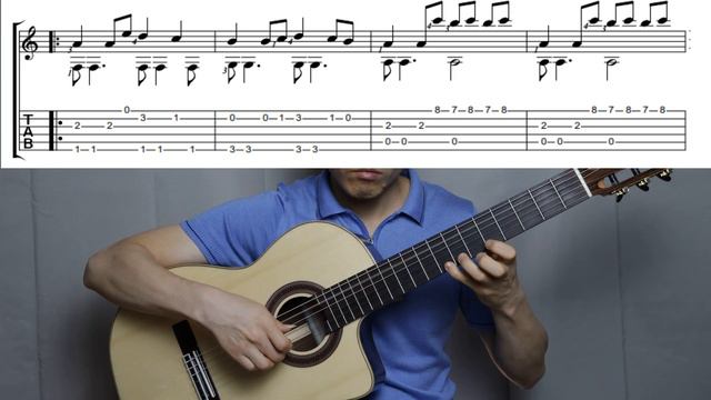 Coffin Dance (Astronomia) SOLO GUITAR COVER TUTORIAL TABS FREE смотреть онлайн