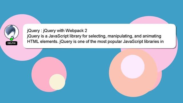 jQuery : jQuery with Webpack 2 смотреть онлайн