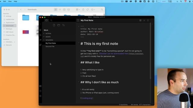 Getting Started with Obsidian (plugins, templates, folders, and more) смотреть онлайн