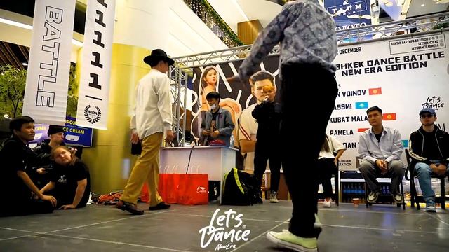 Bishkek Dance Battle NYE / Popping / Bobek vs Alihan /Студия танцев Let's Dance в Бишкеке смотреть онлайн