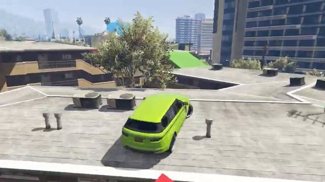 Катаем по крышам на зеленом Рендж Ровере || #7 смотреть онлайн