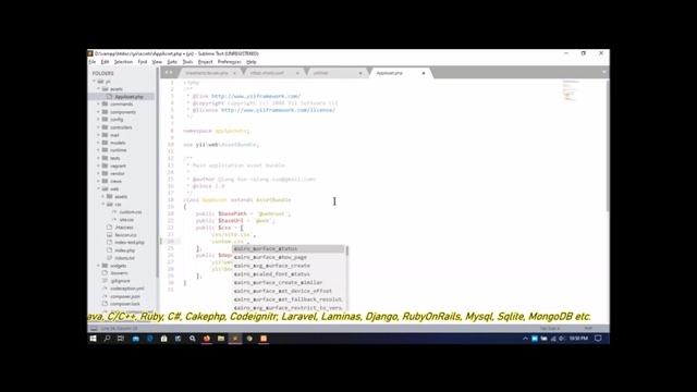 Yii2 Custom css & js Part-08 | AppAssets | CSS | JSS смотреть онлайн