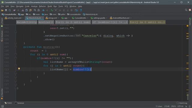 Curso de Android and Kotlin desde cero Eliminado datos de los arreglos смотреть онлайн