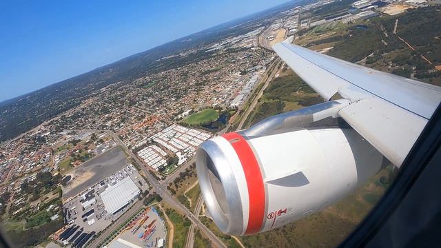 Virgin Australia Airbus A320 takeoff from Perth Airport смотреть онлайн