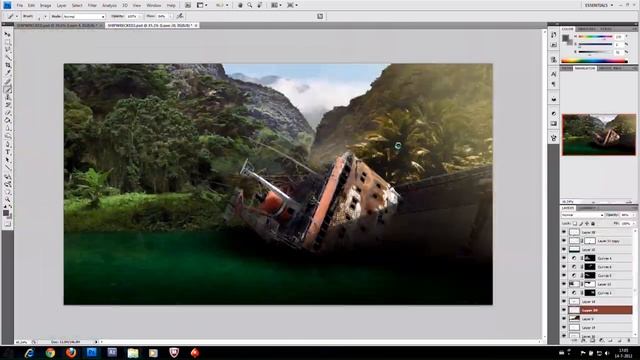 Shipwrecked | Speed Art | Matte Painting смотреть онлайн