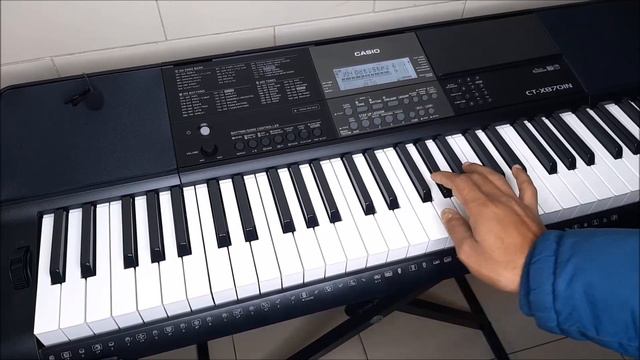 keyboard recording in Casio CTX 870 IN || Internal recording смотреть онлайн