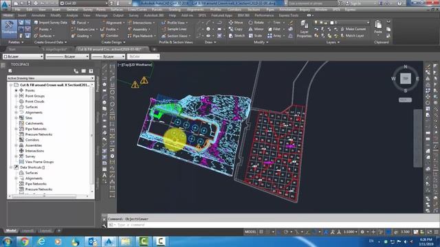 How to Hatch Road Cross Section in AutoCAD Civil 3d in Urdu/Hindi смотреть онлайн