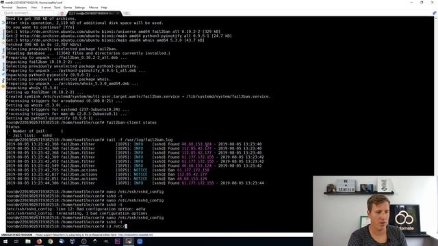 Seafile 7 - Sicherheit und Autostart (Teil 3) смотреть онлайн