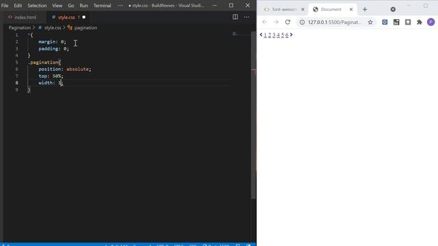 Beautiful pagination design using only HTML & CSS смотреть онлайн