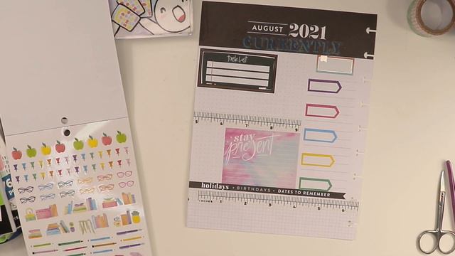 Currently Page || August 2021 || Classic Happy Planer смотреть онлайн