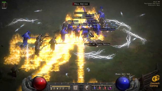 Phoenix Strike Assassin Natalyas Set feat. Act 3 Merc - Hell Cows - PTR 2.4 Diablo 2 Resurrected смотреть онлайн