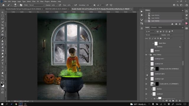 Halloween Photoshop Edit смотреть онлайн