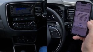 Pair a Mobile  to the Bluetooth  Audio System in a 2018 Mitsubishi Outlander using Voice Actuation