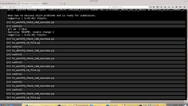 tbot git bisect demo, best view in HD смотреть онлайн
