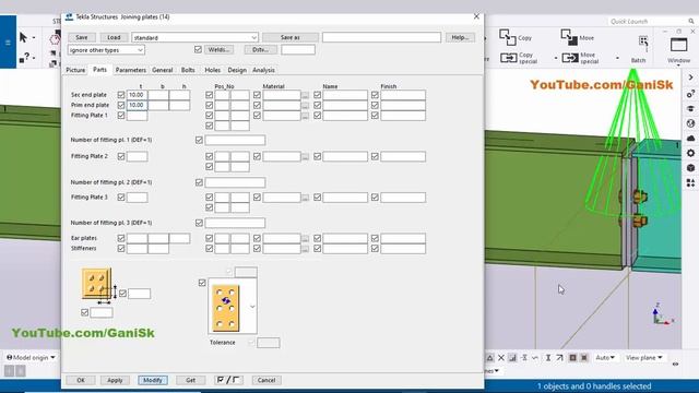 Tekla 2021 Tutorial 20 | Connection with Example смотреть онлайн