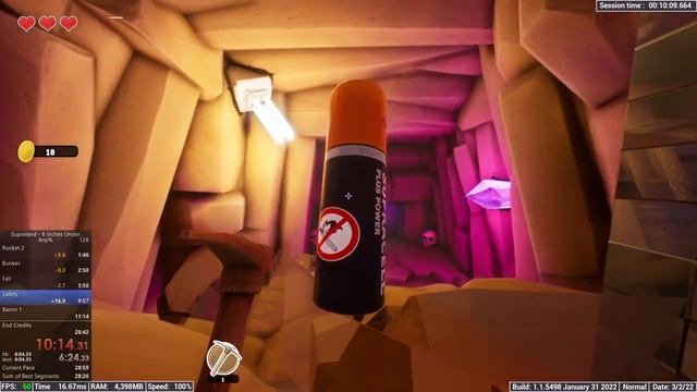 Any% Speedrun | RTA 17:50 | Supraland 6 Inches Under (V1.1.5498 31/01/2022) смотреть онлайн