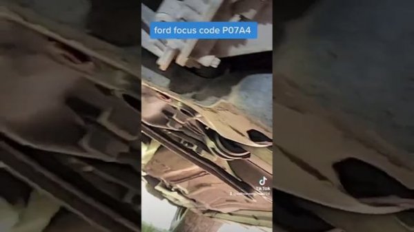 ford focus code P07A4 easy fix