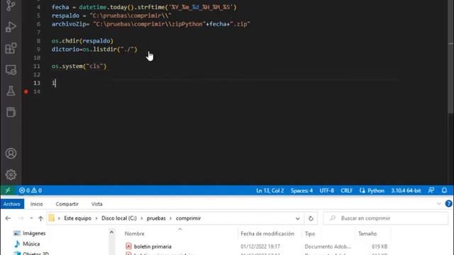 Comprimir archivos con Pythons (Zip files with Python) 🐍 смотреть онлайн