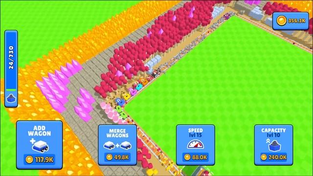 Train Miner Gameplay Walkthrough Part 2 - Tutorial Mining Gem And Gold (Android,iOS) смотреть онлайн