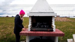 Жаростойкий бетон! Барбекю - мангал с вытяжкой из бетона. Сборка своими руками.