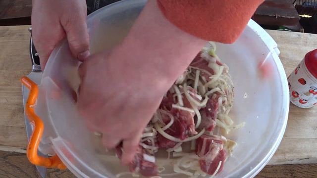 Шашлык из шеи кабана