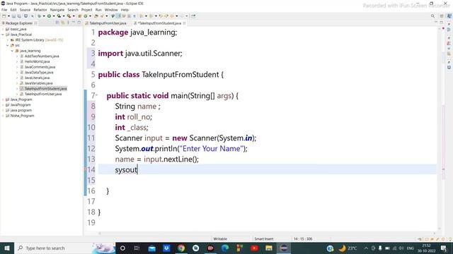 Core JAVA Tutorial: The Best Practice Example for input/output in java | Hindi смотреть онлайн