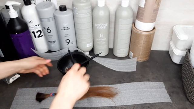 Как убрать рыжий цвет. Нейтрализация рыжего пигмента микстоном. Окрашивание волос. Видео урок.