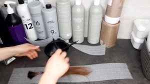 Как убрать рыжий цвет. Нейтрализация рыжего пигмента микстоном. Окрашивание волос. Видео урок.