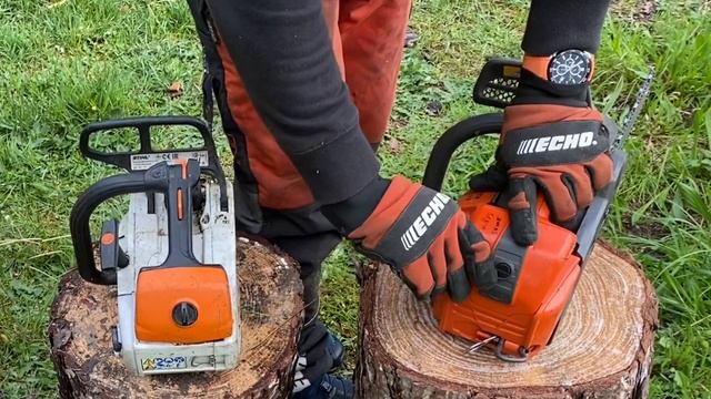 Who does it faster? Stihl MS201TC M vs Echo CS 362TES vs Husqvarna T540XP смотреть онлайн