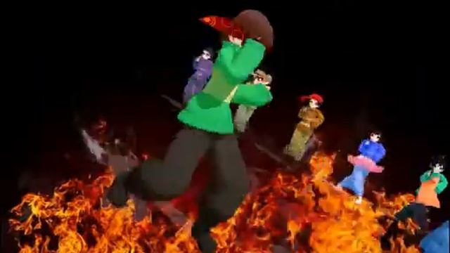 MMD WORK BEACH UNDERTALE CHARA AND THE SEVEN SOULS DANCE смотреть онлайн