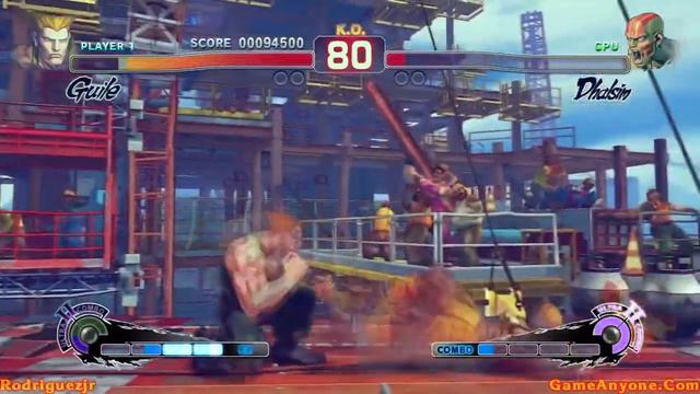 Super Street Fighter IV Arcade Mode (Guile Pt. 1/3) смотреть онлайн