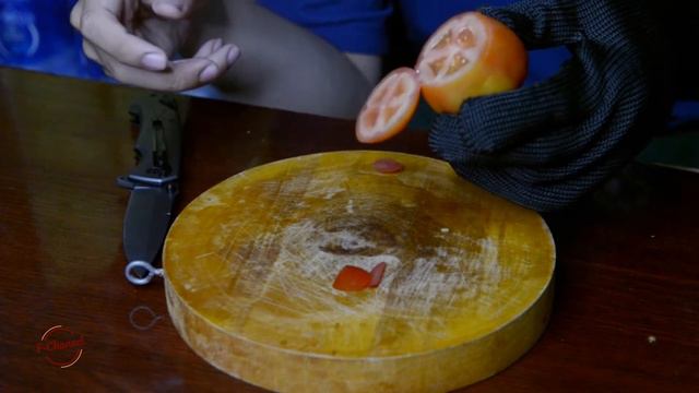 Fake Gerber knife! How good is it? - knife test смотреть онлайн