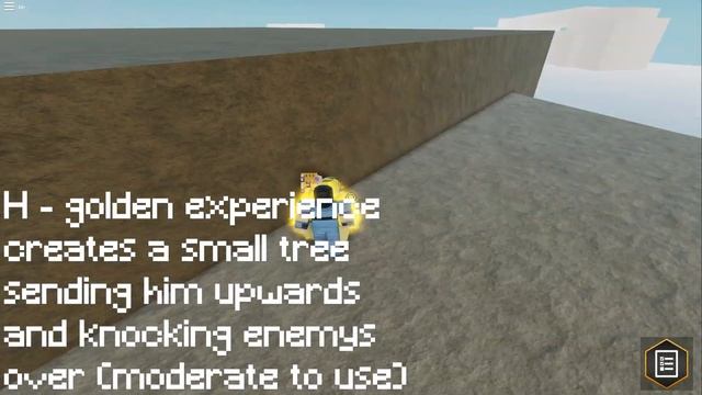 Golden Experience Guide Your Bizarre Adventure | Roblox смотреть онлайн