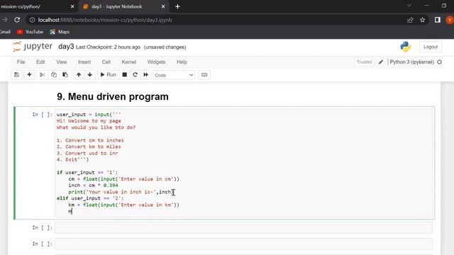 How to write a menu driven program in Python. смотреть онлайн