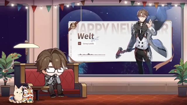 Welt (Corey Landis) Shares New Year's Greetings | Honkai Star Rail смотреть онлайн